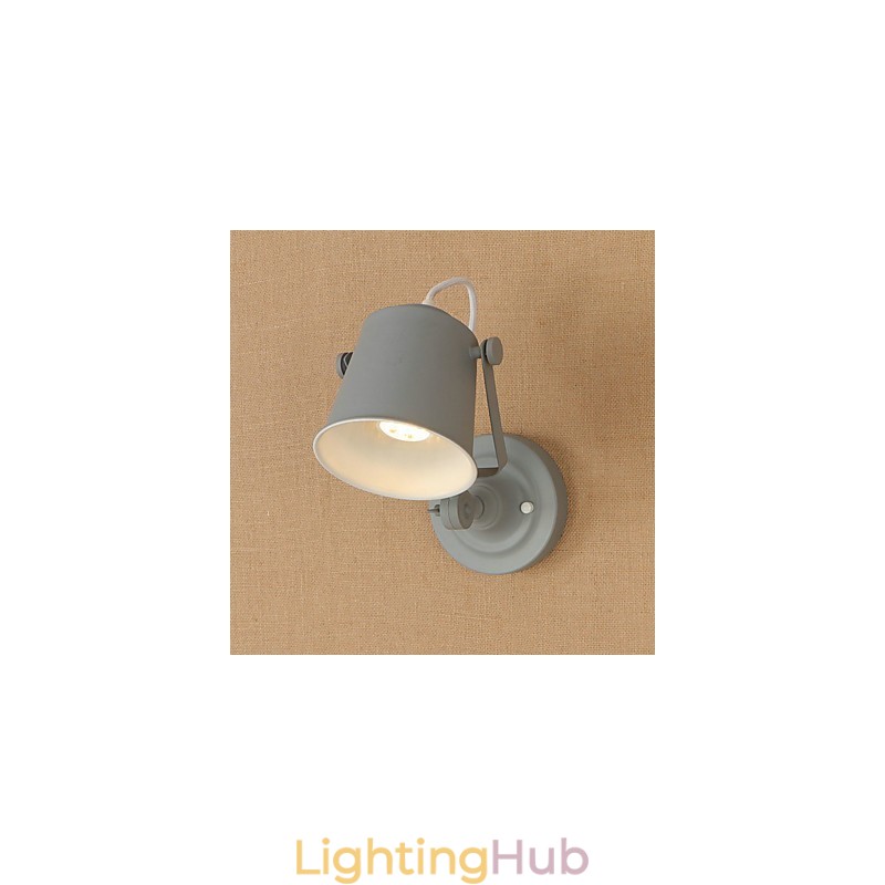 Painted Steel Wall Lamp Dumb Black American Coffee Decoration Retro Wall Light Lightsaber Lamp On Wall