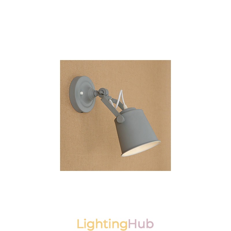 Painted Steel Wall Lamp Dumb Black American Coffee Decoration Retro Wall Light Lightsaber Lamp On Wall