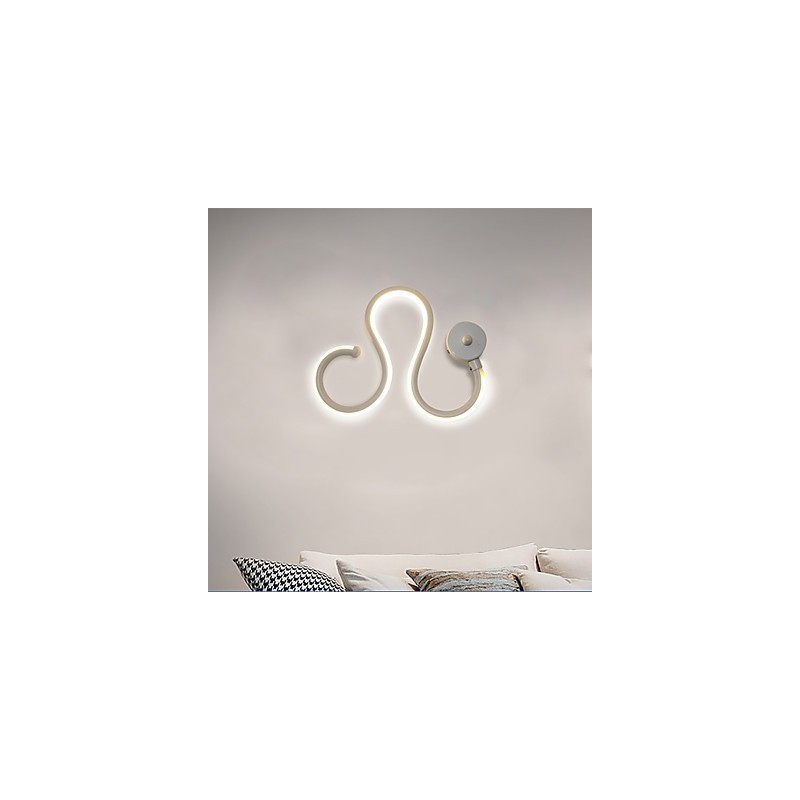 Modern Minimalist Lamp Aluminum Lamp Bedroom Bedside Lamp Decoration Designers Shaped Corridor Lighting Creative Living Room Lamps