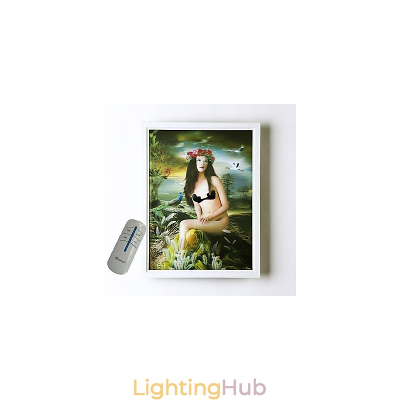 Integrated Modern Contemporary Modern Comtemporary Painting Feature for Ambient Light Wall Sconces