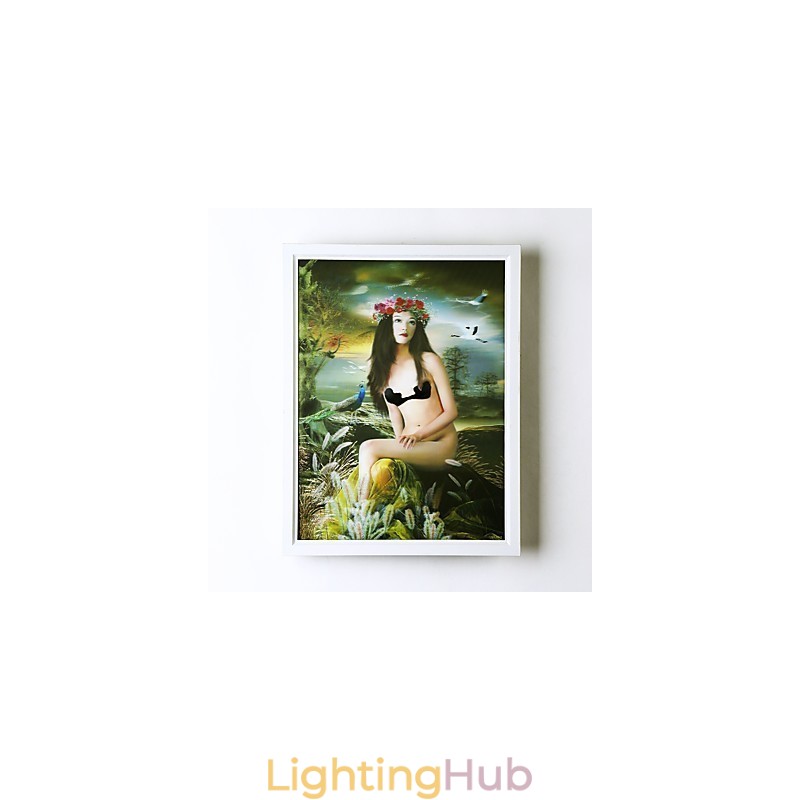 Integrated Modern Contemporary Modern Comtemporary Painting Feature for Ambient Light Wall Sconces