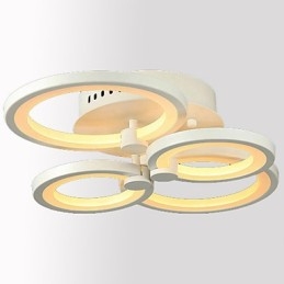 42W Flush Mount Modern Contemporary Painting Metal