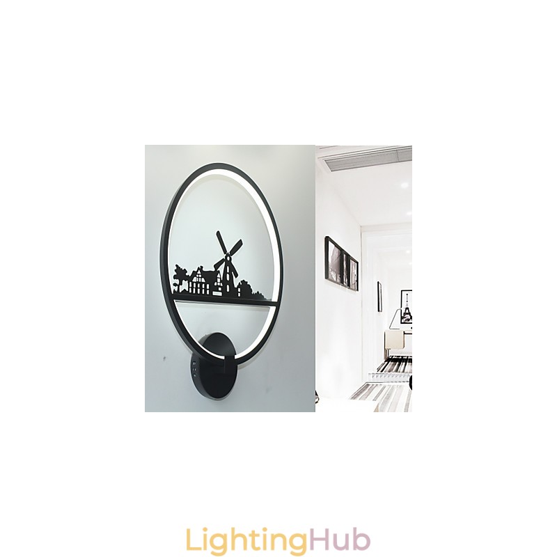 Modern Contemporary Painting Feature for Ambient Light Wall Lights Wall Light