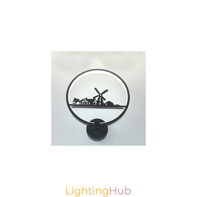 Modern Contemporary Painting Feature for Ambient Light Wall Lights Wall Light