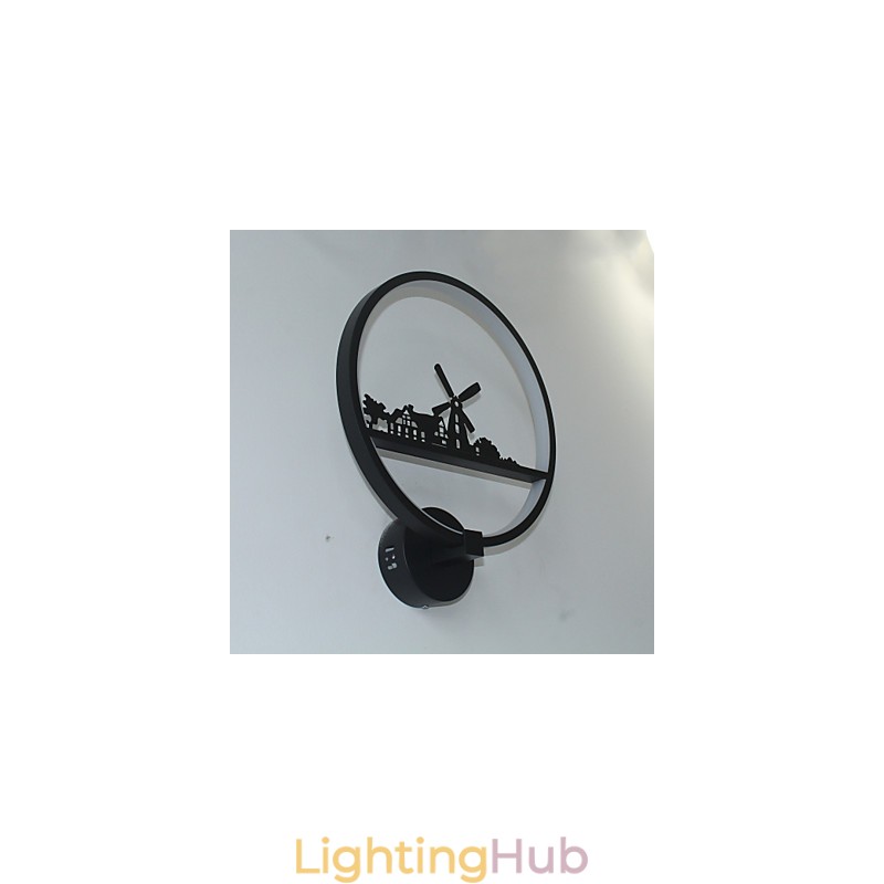 Modern Contemporary Painting Feature for Ambient Light Wall Lights Wall Light