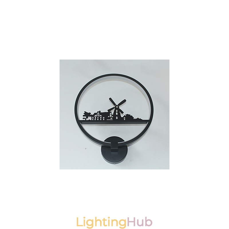 Modern Contemporary Painting Feature for Ambient Light Wall Lights Wall Light