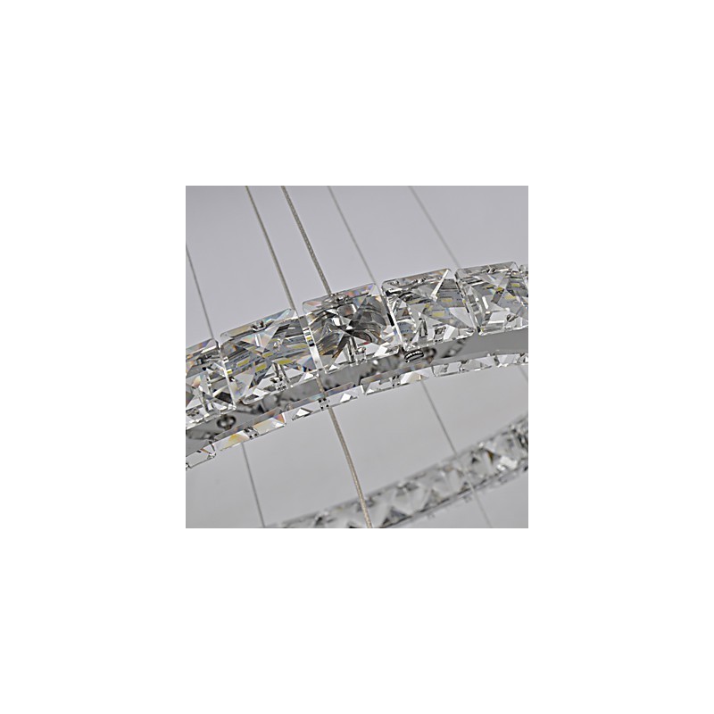 Traditional Classic Chrome Metal Chandelier