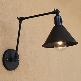 Country Retro Painting Feature for Mini Style Swing Arm Eye Protection Downlight Swing Arm Lights