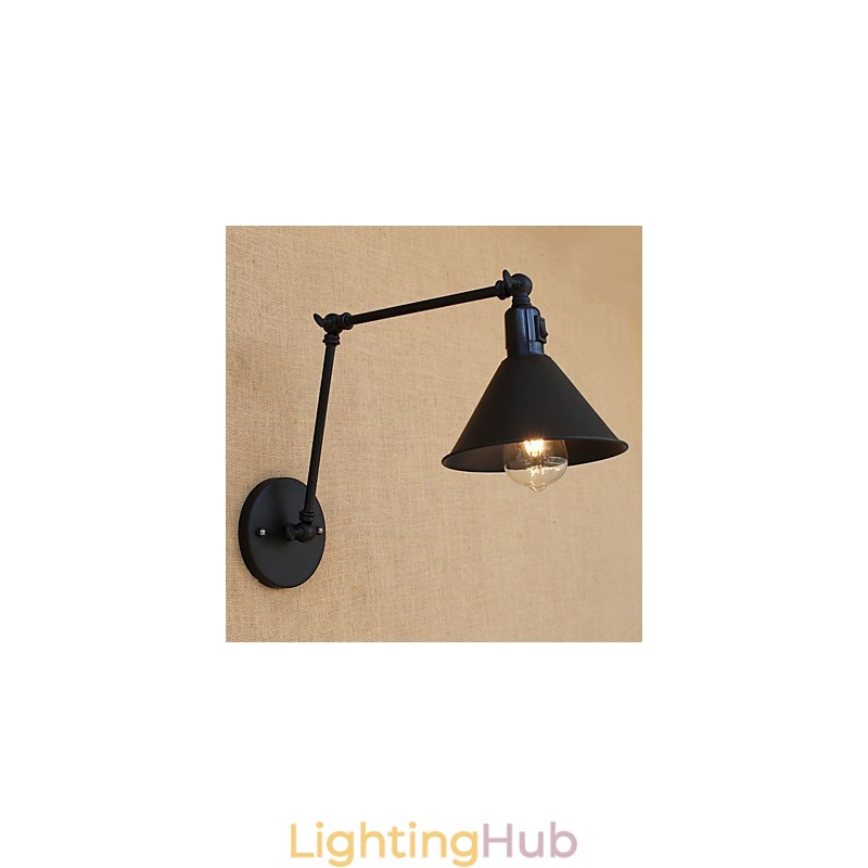 Country Retro Painting Feature for Mini Style Swing Arm Eye Protection Downlight Swing Arm Lights