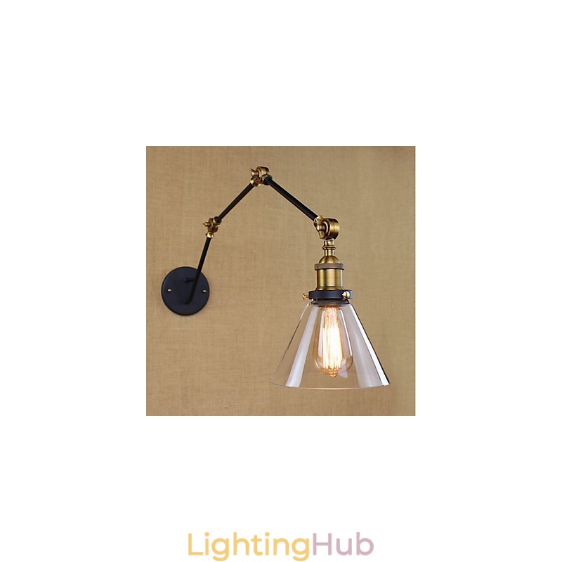 Simple Vintage Country Retro Painting Feature for Swing Arm Eye Protection Ambient Light