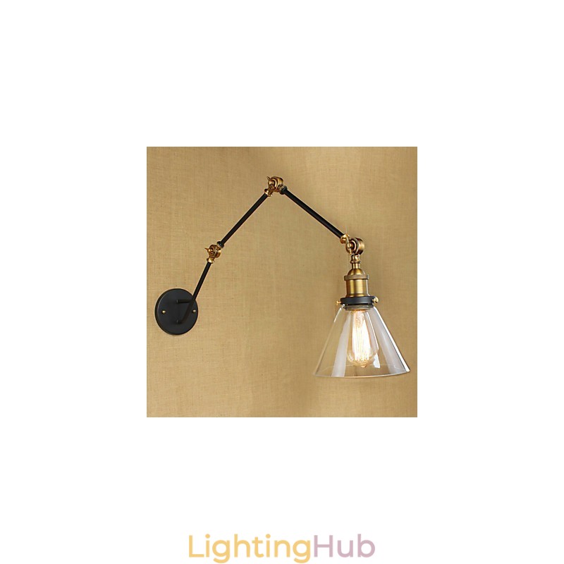 Simple Vintage Country Retro Painting Feature for Swing Arm Eye Protection Ambient Light