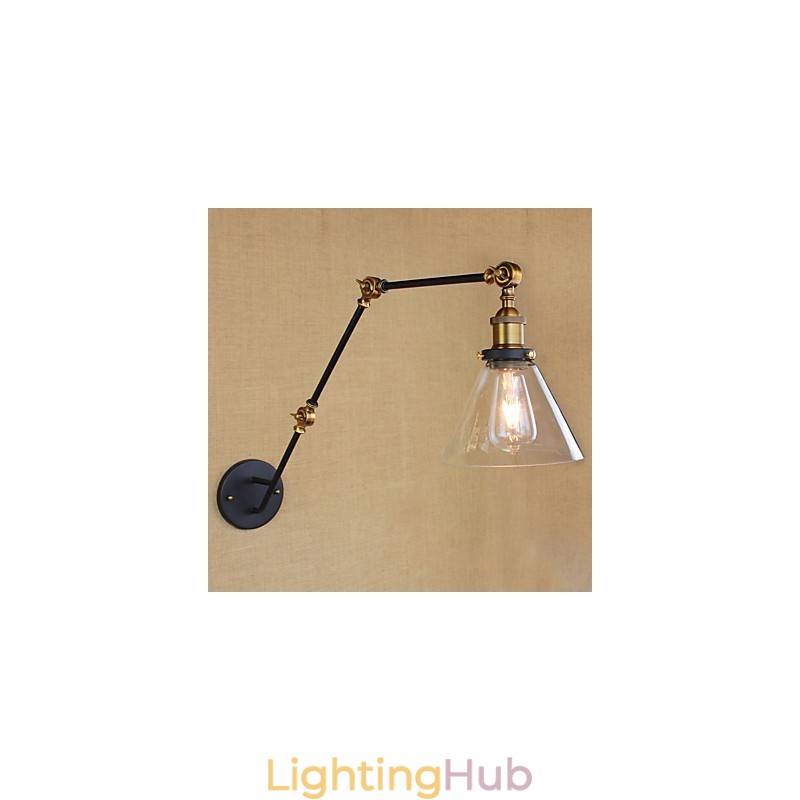 Simple Vintage Country Retro Painting Feature for Swing Arm Eye Protection Ambient Light