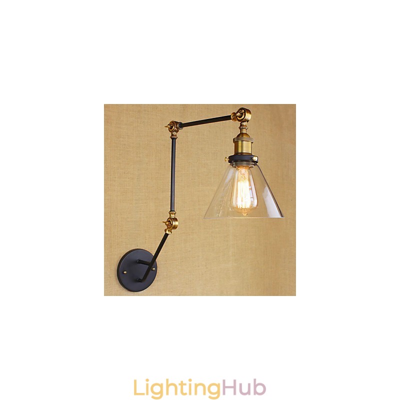 Simple Vintage Country Retro Painting Feature for Swing Arm Eye Protection Ambient Light