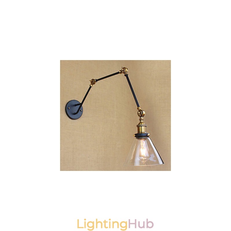 Simple Vintage Country Retro Painting Feature for Swing Arm Eye Protection Ambient Light