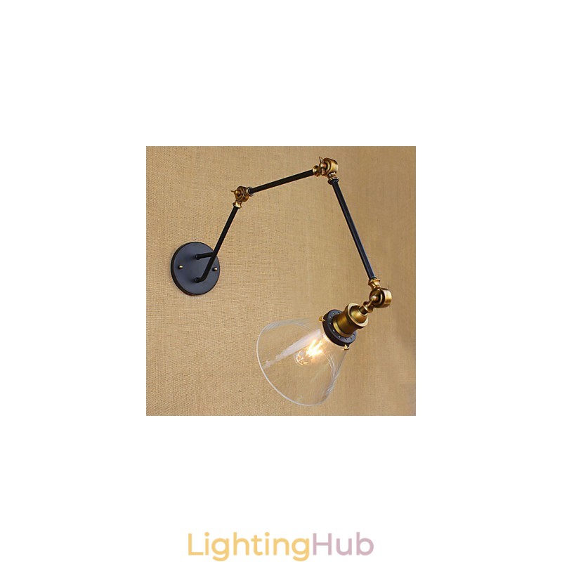 Simple Vintage Country Retro Painting Feature for Swing Arm Eye Protection Ambient Light