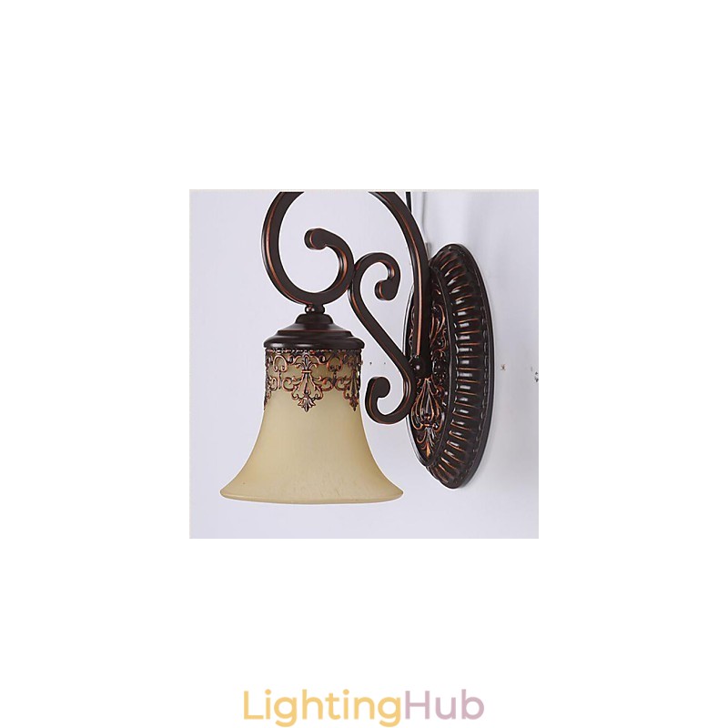 Hotel Lobby Wall Lamp Bedroom European Wall Lamp Creative Living Room Lamp Decoration Retro Corridor Wall Lamp