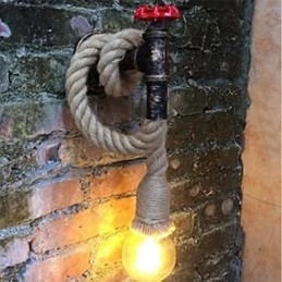 Rustic Lodge Painting Feature for Ambient Light Wall Sconces Wall Light