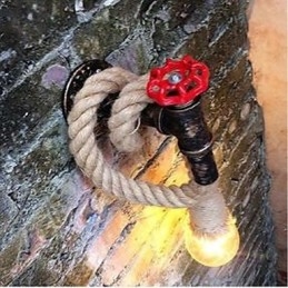 Rustic Lodge Painting Feature for Ambient Light Wall Sconces Wall Light