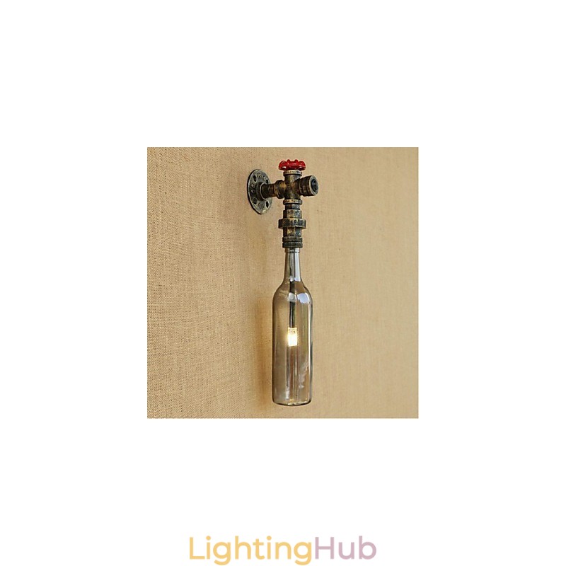 Smoke Gray Water Bottle Wall Lamp Wall Light