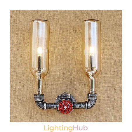 Retro Industrial Wind Switch Water Bottle Wall Lamp Wall Light Amber Retro Industrial Wind Switch Water Bottle Wall Lamp Wall Light Amber