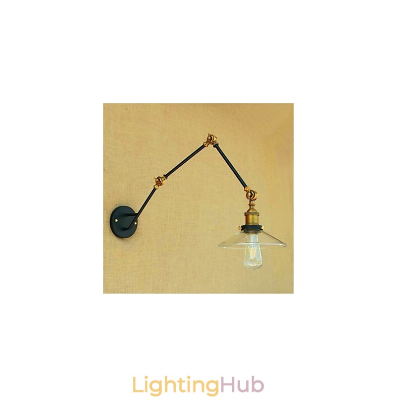 Rustic Lodge Country Chrome Feature for Swing Arm Ambient Light Swing Arm Lights