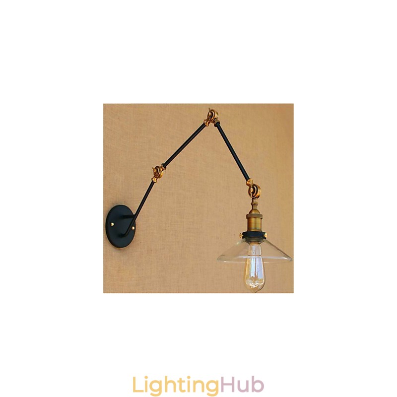 Rustic Lodge Country Chrome Feature for Swing Arm Ambient Light Swing Arm Lights