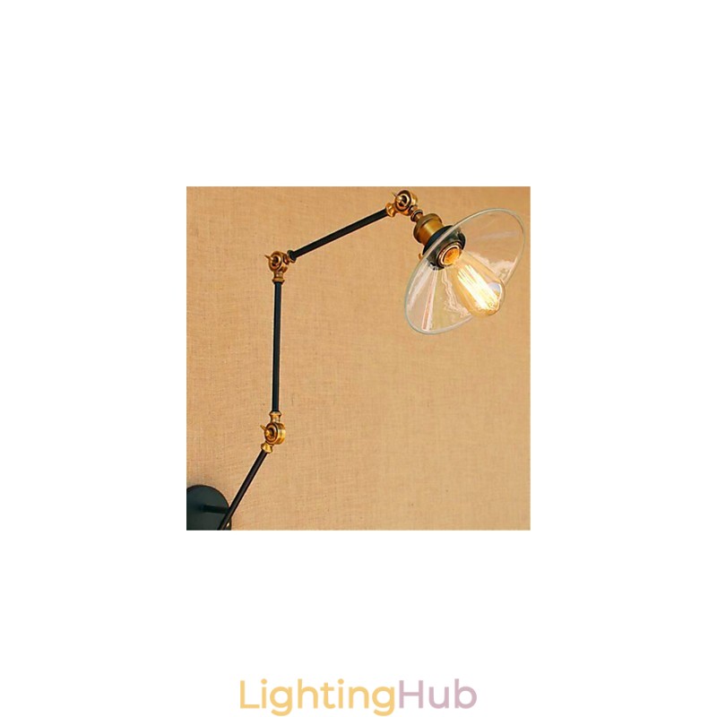 Rustic Lodge Country Chrome Feature for Swing Arm Ambient Light Swing Arm Lights