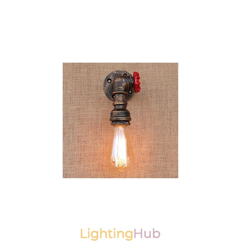 Nostalgia Simple Water Pipe Decorative Small Wall Lamp Wall Light