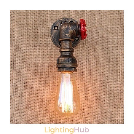 Nostalgia Simple Water Pipe Decorative Small Wall Lamp Wall Light