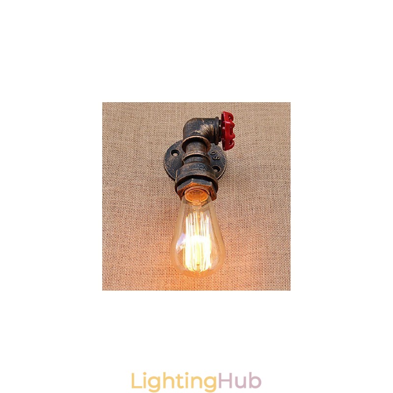 Nostalgia Simple Water Pipe Decorative Small Wall Lamp Wall Light