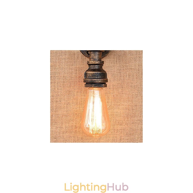 Nostalgia Simple Water Pipe Decorative Small Wall Lamp Wall Light