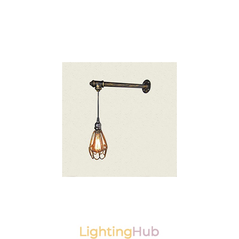 Loft vintage Wall Lights With switch Industrial Edison Fashion Simplicity Wall Sconce Metal Base Cap