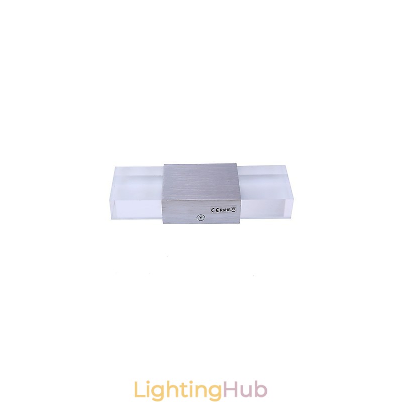 6 Fluorescent Tube Socket Modern Contemporary Shiny Feature for Ambient Light Wall Sconces Wall Light