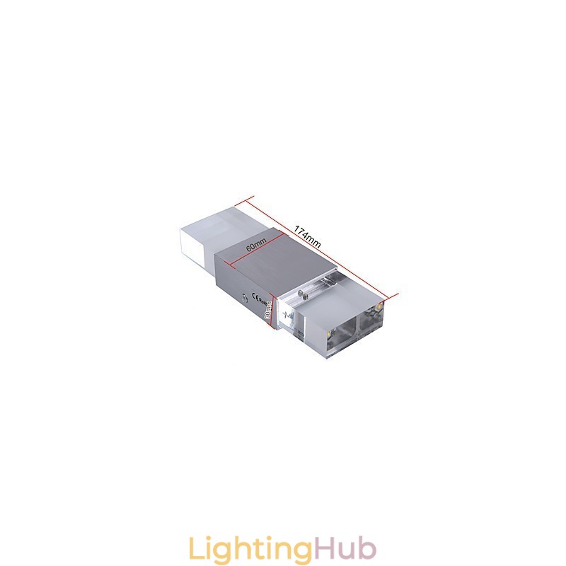 6 Fluorescent Tube Socket Modern Contemporary Shiny Feature for Ambient Light Wall Sconces Wall Light