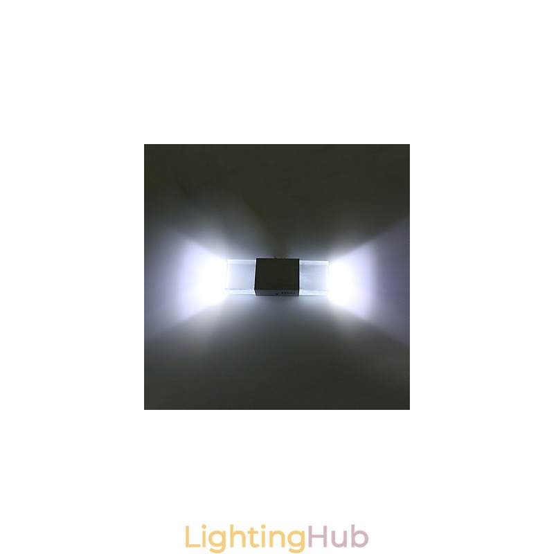 6 Fluorescent Tube Socket Modern Contemporary Shiny Feature for Ambient Light Wall Sconces Wall Light
