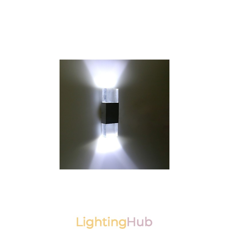 6 Fluorescent Tube Socket Modern Contemporary Shiny Feature for Ambient Light Wall Sconces Wall Light