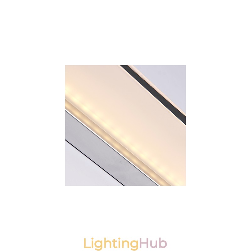 Integrated Modern Contemporary Electroplated Feature for Ambient Light Bathroom Lighting Wall Light