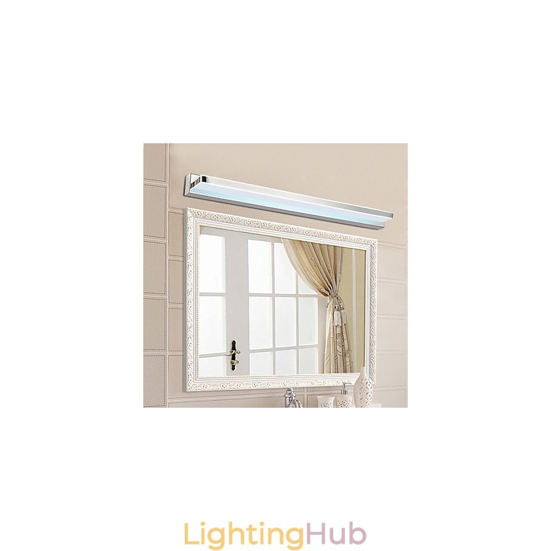 Integrated Modern Contemporary Electroplated Feature for Ambient Light Bathroom Lighting Wall Light