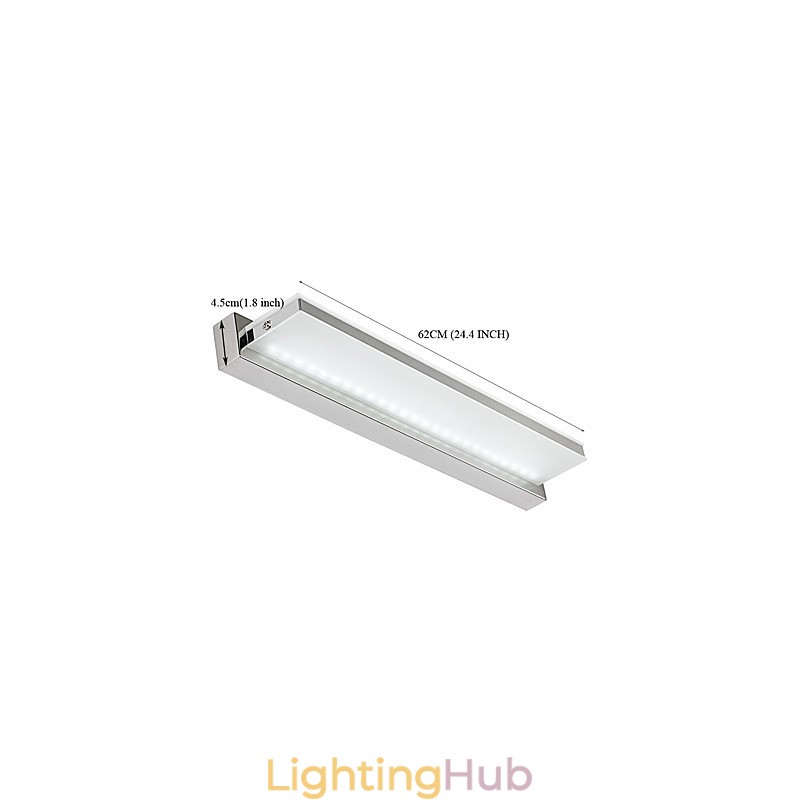 Integrated Modern Contemporary Electroplated Feature for Ambient Light Bathroom Lighting Wall Light