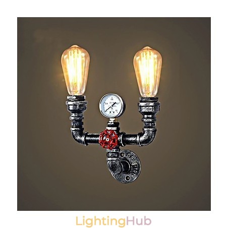 2 Heads Vintage Industrial Metal Wall Lights Restaurant Cafe Bar Decoration lighting 2 Heads Vintage Industrial Metal Wall Lights Restaurant Cafe Bar Decoration lighting