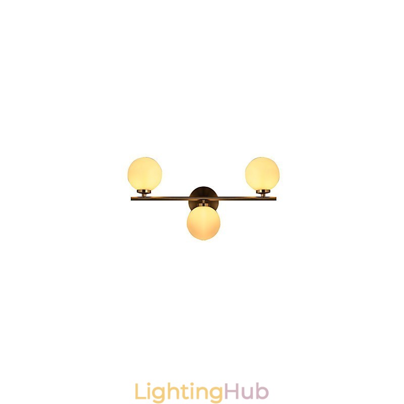 Glass Wall Lamp Modern Contemporary Bronze Feature for Mini Style Uplight Wall Sconces Wall Light