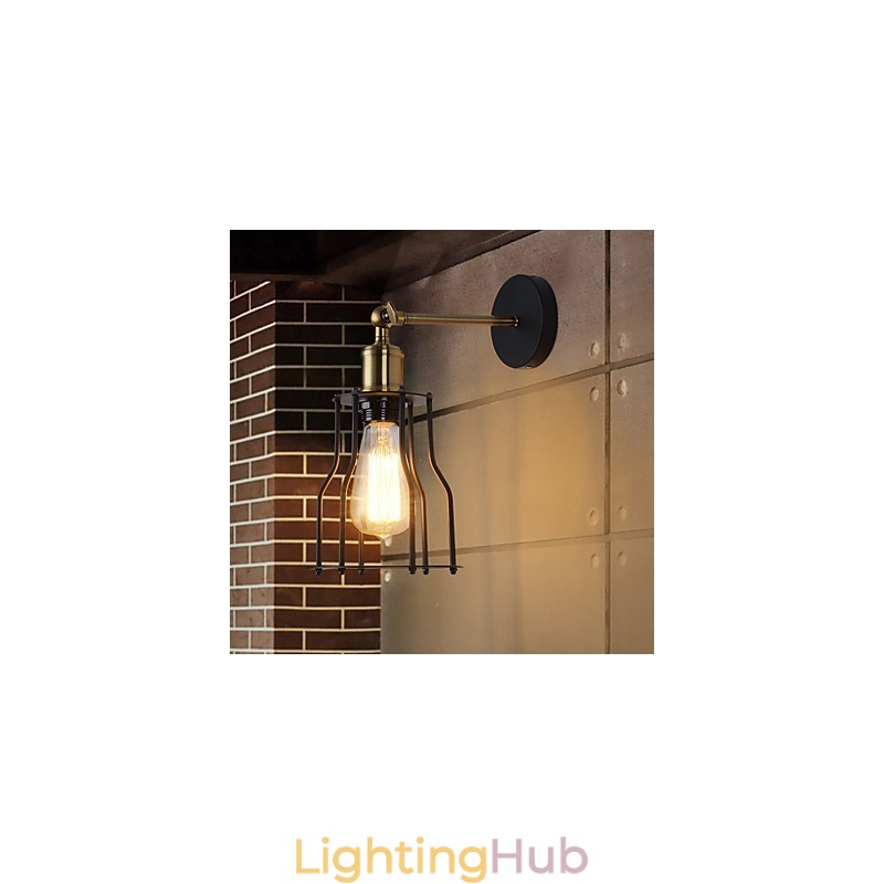 Loft vintage Wall Lights Industrial Edison Fashion Simplicity Wall Sconces Metal Base Cap