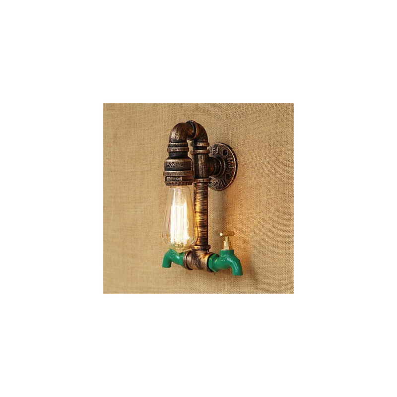 Country Retro Painting Feature for Mini Style Ambient Light Wall Sconces Wall Light