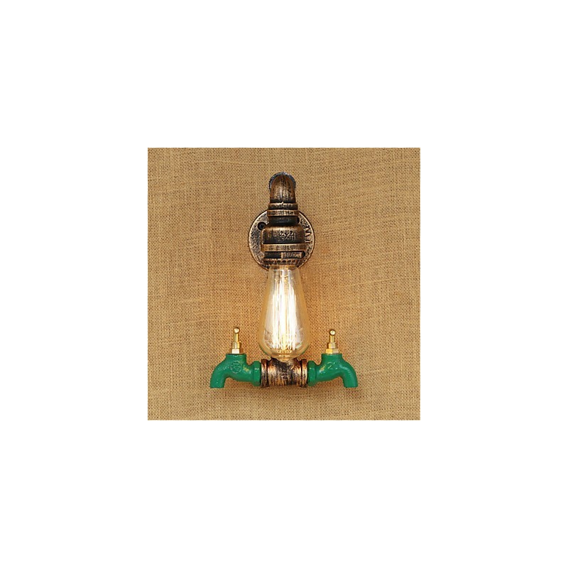 Country Retro Painting Feature for Mini Style Ambient Light Wall Sconces Wall Light