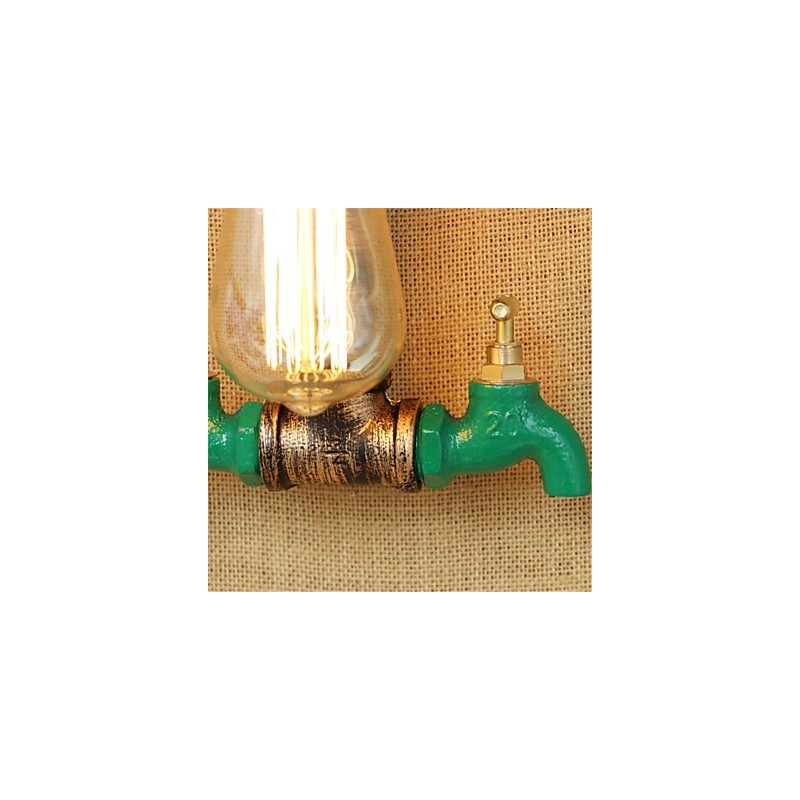 Country Retro Painting Feature for Mini Style Ambient Light Wall Sconces Wall Light