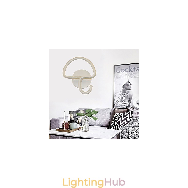 Modern Minimalist Lamp Bedroom Bedside Lamp Corridors Hotel Project Lighting Aluminum Circular Wall Lamp