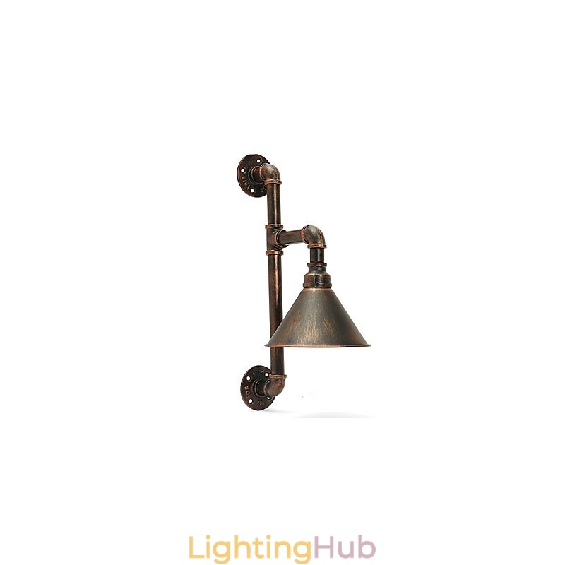 Water Pipe Wall Lights Retro Industrial Style Creative Country Metal Restaurant Cafe Bars Bar Table Wall Sconces