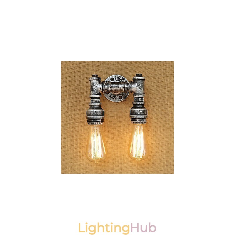 Rustic Lodge Country Retro Painting Feature for Mini Style Ambient Light Wall Sconces