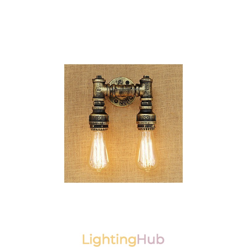 Rustic Lodge Country Retro Painting Feature for Mini Style Ambient Light Wall Sconces