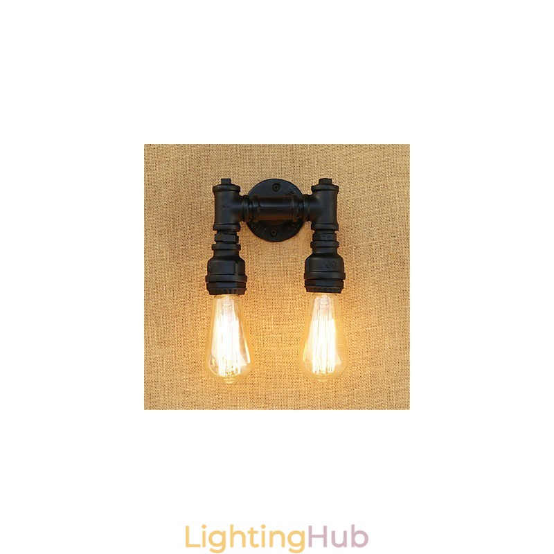 Rustic Lodge Country Retro Painting Feature for Mini Style Ambient Light Wall Sconces